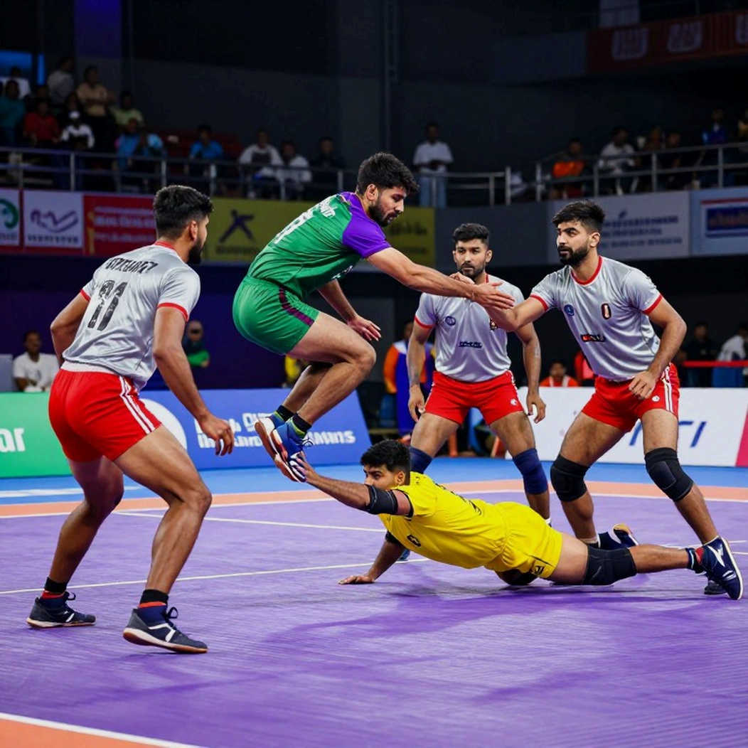 আমেদাবাদে ২৭-২৭ রেইড সমতা, তবু ৪৪-৩০: কমনওয়েলথ কাবাডি চ্যাম্পিয়নশিপে ভারতের জয়টা লিখেছে ট্যাকল আর অল-আউট